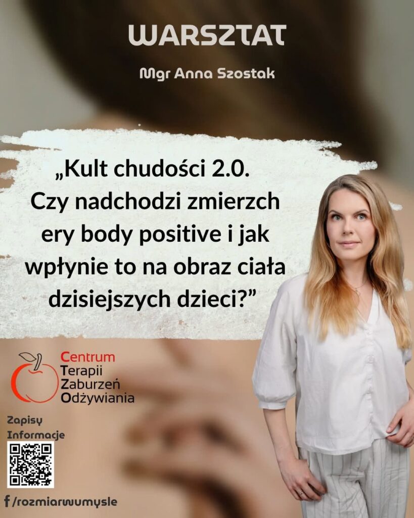 Anna Szostak prowadzi warsztat Kult chudości 2.0 o obrazie ciała dzieci podczas konferencji Rozmiar w umyśle